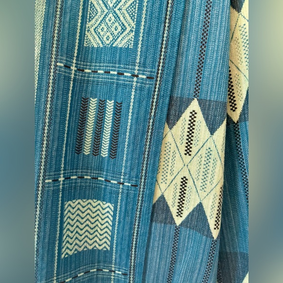 Cropped cotton palazzo pant in beautiful woven fabric Elastic Back L Adorable - Picture 3 of 7